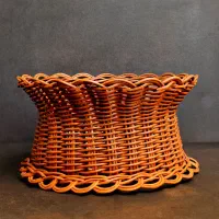 سبد حصیری با نخ مفتولی|صنایع دستی و سایر لوازم تزئینی|قم, شهرک توانیر|دیوار