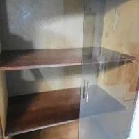 ویترین چوبی کشو دار|بوفه، ویترین، کنسول|رشت, رودباری|دیوار