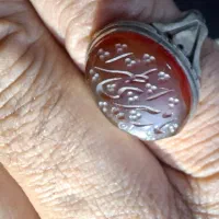 انگشتر عقیق یمنی اصل رکاب دست‌ساز|جواهرات|قم, قلعه کامکار|دیوار