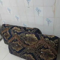 پشتی کاناپه فومی شانل فرهمند سورمه ای سالم در حدنو