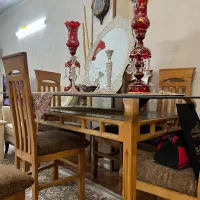 میز ناهارخوری ۶ نفره سالم سالم|میز و صندلی غذاخوری|شیراز, ارم|دیوار