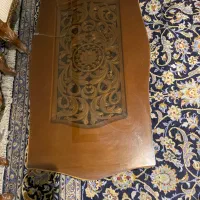 مبل استیل تمام چوب کنده کاری شده اصل|مبلمان خانگی و میز عسلی|تهران, اختیاریه|دیوار