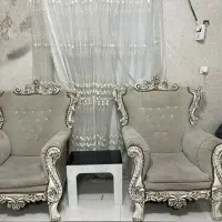مبل سلطنتی ۷نفره|مبلمان خانگی و میز عسلی|اهواز, شهرک دانشگاه|دیوار