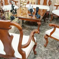 مبل چپنتر فرانسه به خاطر تغییر شغل نصف قیمت|مبلمان خانگی و میز عسلی|رشت, چله خانه|دیوار