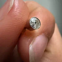 گوشواره تک نگین جواهر|جواهرات|تهران, زنجان جنوبی|دیوار