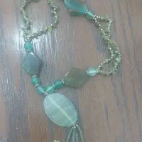 گردنبند رولباسی سنگ یشم