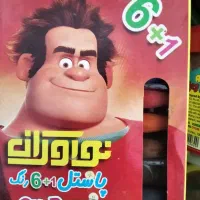 دفتر مداد شمعی خمیر بازی