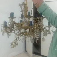 دو عددلوستر ۱۲شاخه برنز