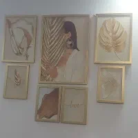 تابلو هفت تیکه طلایی
