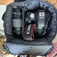 دوربین کنون 500D و لنز 300-75