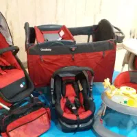 ست کامل کالسکه و تخت پارک برند کود بیبی