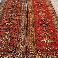 کناره فرش دستبافت.