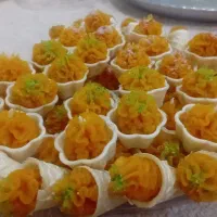 حلوارولتی و تارتی مجلسی با کیفیت ارزان وپیک رایگان|خوردنی و آشامیدنی|قم, جمکران|دیوار