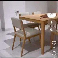 میزوصندلی نهار خوری خام وتکمیل|میز و صندلی غذاخوری|مشهد, گرجی علیا|دیوار