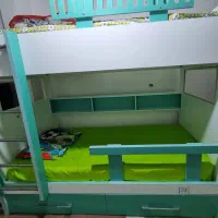 تخت ۲ طبقه|تخت و سرویس خواب|هشتگرد, فاز ۱ مهستان|دیوار