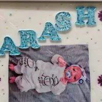 تابلو یادگاری کودک و نوزاد رزینی شبتاب|اسباب و اثاث بچه|بوشهر, |دیوار