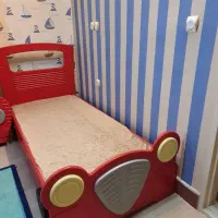 سرویس خواب کودک و نوجوان برند بهارنارنج|تخت و سرویس خواب|آمل, |دیوار