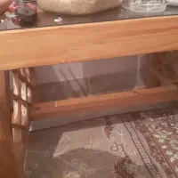 میز جلو مبلی چوبی