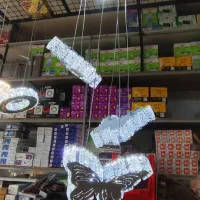 لوستر پروانه سه آویز|لوستر و چراغ آویز|تبریز, |دیوار