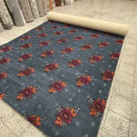 موکت چاپی سرمه ای طوسی|موکت|رشت, کوی عرفان|دیوار