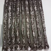 پرده حریر طلاکوب استردار