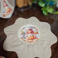 سرویس آشپزخانه دختر شیرینیپز|سفره، حوله، دستمال آشپزخانه|تهران, هاشمی|دیوار