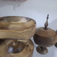 ست ظروف پذیرایی چوبی|ظروف سرو و پذیرایی|سنندج, |دیوار