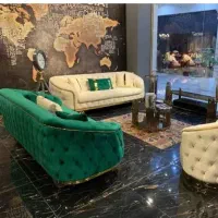 مبل هفت نفره با رنگ ترکیبی شیک//|مبلمان خانگی و میز عسلی|ساوه, |دیوار