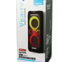 اسپیکر چمدانی بلوتوثی وریتی مدل V-PS2206 +میکروفون