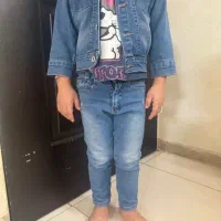 کت وشلوار جین بچه گونه|کفش و لباس بچه|تهران, شهرک نفت|دیوار