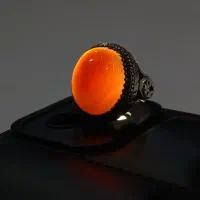 انگشتر عیقیق یمن به شرط با عقیق هندی|جواهرات|اهواز, کمپلو شمالی|دیوار