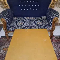 مبل نیم ست سالم|مبلمان خانگی و میز عسلی|ری, منصوریه منگل|دیوار