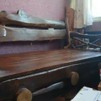 تخت چوبی سنتی|صندلی و نیمکت|تهران, زیبادشت|دیوار