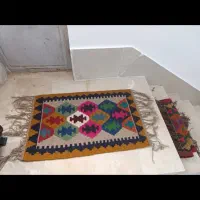 گلیم پشم دستبافت|گلیم، جاجیم، گبه|شیراز, رکن‌آباد|دیوار