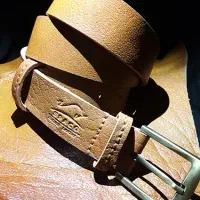 کمربند چرم طبیعی گاومیشی دست دوز تک لا|کیف، کفش، کمربند|کرج, اصفهانیها|دیوار
