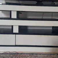 میز تلوزیون متحرک دو تیکه