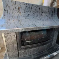 بخاری گازی طرح شومینه