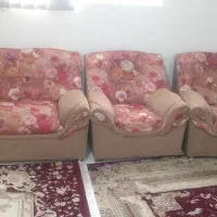 فروش یک دست مبل راحتی هفت نفره دوماه کارکرده