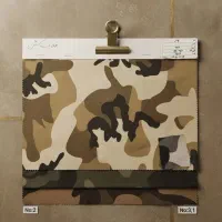 پارچه چریکی پلنگی کتان فلامنت