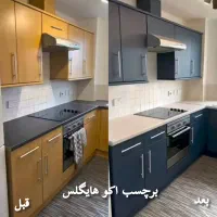 نصب برچسب کابینت، نوسازی با هزینه معقول