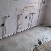 لوله کش لوله کشی آب فاضلاب نیوپایپ شکستگی لوله