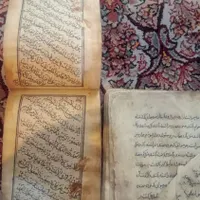 کتاب قران و رساله ی خطی قدیمی|کلکسیون اشیاء عتیقه|شهریار, |دیوار