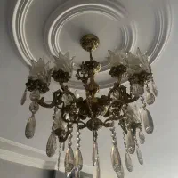 لوستر برنج ۲ عدد دیوارکوب ۲ عدد