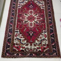 فرش 1.5در1 و پشتی دست باف|فرش|کرمان, |دیوار