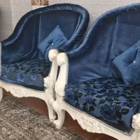 مبل نیمه استیل ۷نفره|مبلمان خانگی و میز عسلی|تویسرکان, |دیوار