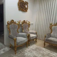 مبل ۹ نفره سلطنتی و تابلو کار دست