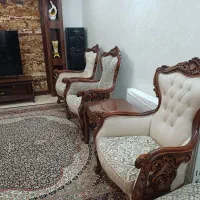 مبلمان استیل ۹نفره کاملا نو|مبلمان خانگی و میز عسلی|تهران, بوستان ولایت|دیوار