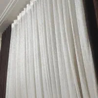 پرده پانچ‌  مخمل قهوه ای با بهترین کیفیت|پرده، رانر، رومیزی|شیراز, شهرک سراج‎|دیوار