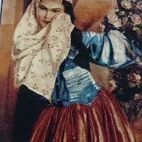 فرش چهره ۱/۵×۱در حد نو