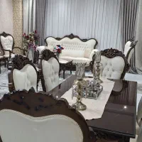 مبل ۷نفره با نهارخوری ۶نفره درحدنو و جهیزیه باکاور|مبلمان خانگی و میز عسلی|تهران, جوانمردان (اندیشه)|دیوار